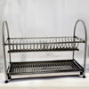 7672 Dish Rack Stainless Steel Rack 2layer Rack For Home & Kitchen Use DeoDap