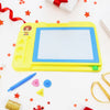 1902 Children Magic Slate Pen Doodle Pad Erasable Drawing Easy Reading Writing Learning Graffiti Board Kids Gift Toy Magnetic Painting Sketch Pad for Baby Children (1 Pc Mix Color) Eshaan Traders