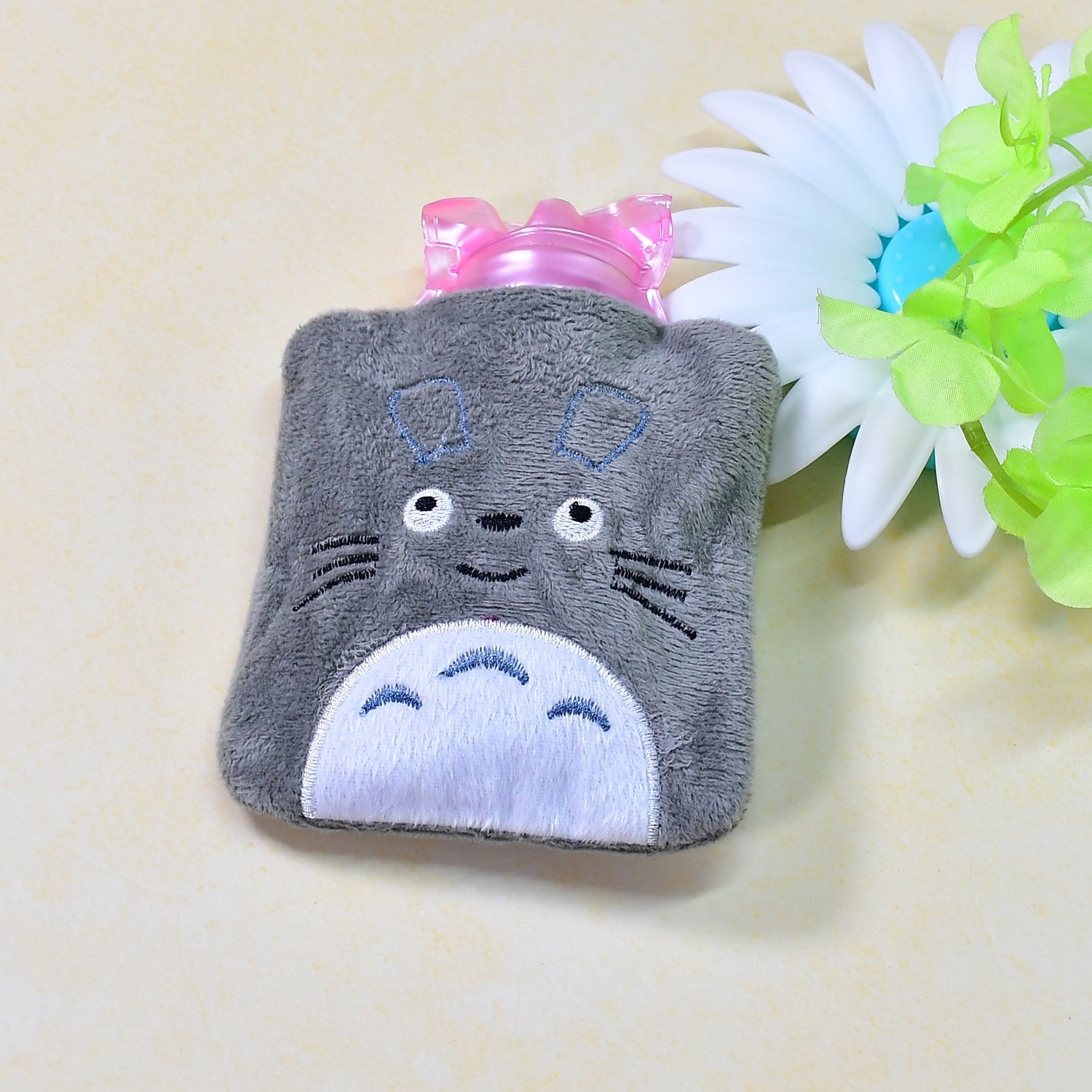 6531 Totoro Cartoon Hot Water Bag small Hot Water Bag with Cover for Pain Relief, Neck, Shoulder Pain and Hand, Feet Warmer, Menstrual Cramps. Eshaan Traders