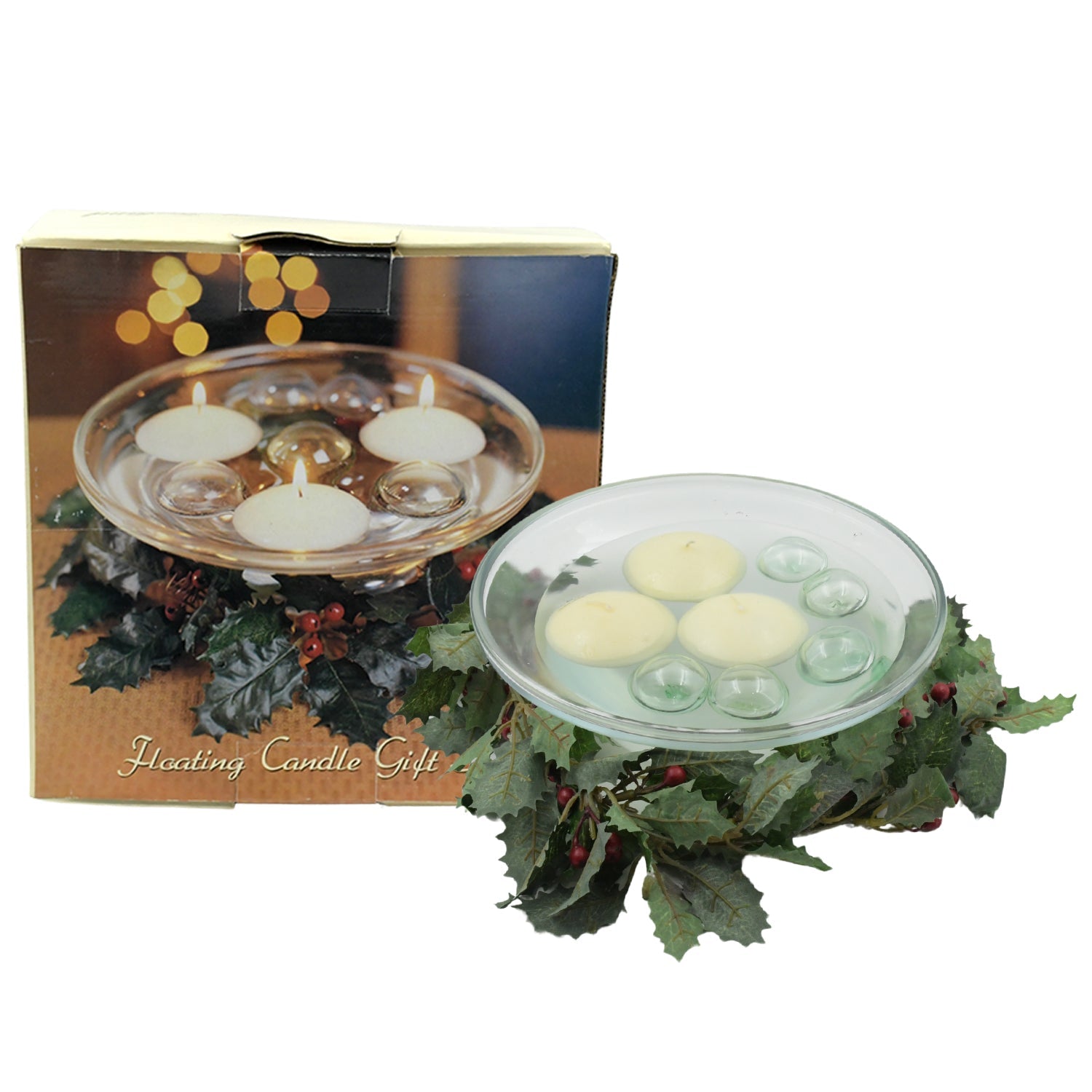 12503 Floating Candle Light Candle Holder Set, Romantic Atmosphere Creates Water Container, Coffee Table Decoration, Send Candles, Table Decorations, Romantic Atmosphere (1 Pc) Eshaan Traders