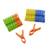 7893A  MULTIFUNCTION PLASTIC HEAVY QUALITY CLOTH HANGING CLIPS, PLASTIC LAUNDRY CLOTHES PINS SET OF 16PC Eshaan Traders