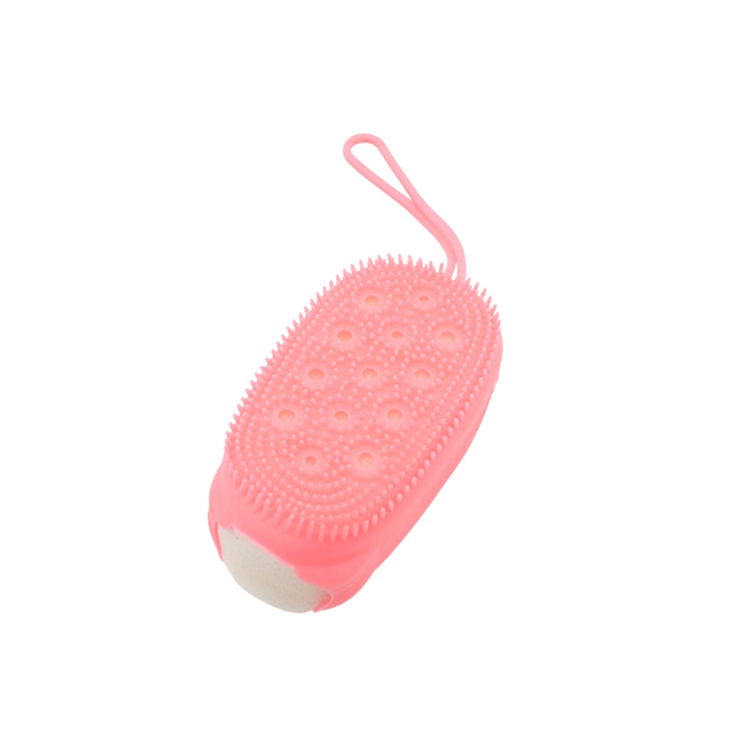 1436  Silicone Super Soft Silicone Bath Brush Double-Sided Body Scrubber Brush for Deep Cleasing Exfoliating, Ultra-Soft Scrubber(1 pc) Eshaan Traders