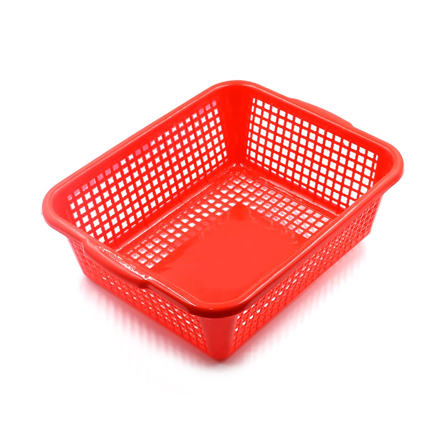 5953 Multipurpose Drain Basket Shelves Fruit and Vegetable Washing Basket Rectangular Plastic Kitchen Sink Water Filter Basket (1Pc) Eshaan Traders