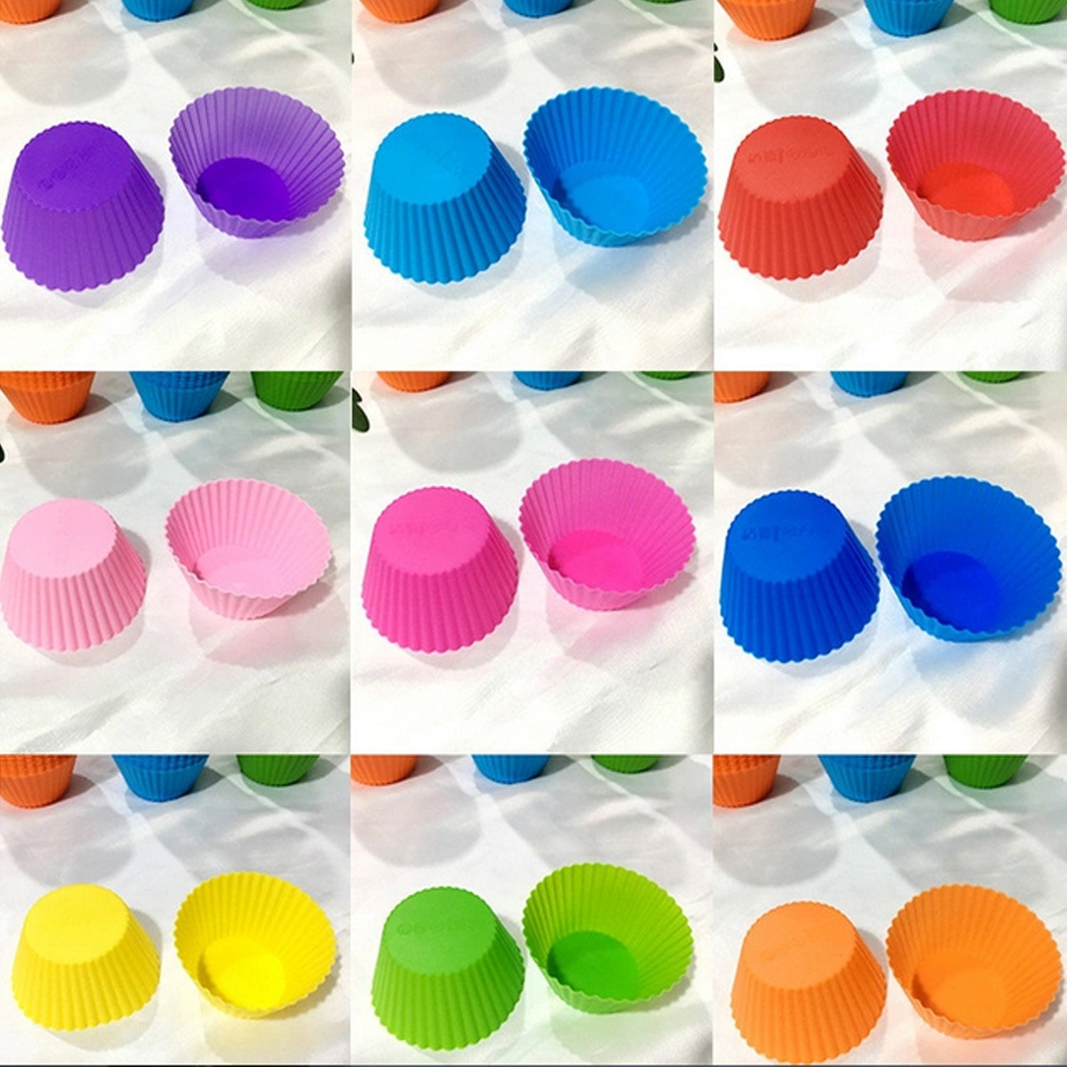 0797 Silicone Cup Cake Mould DeoDap