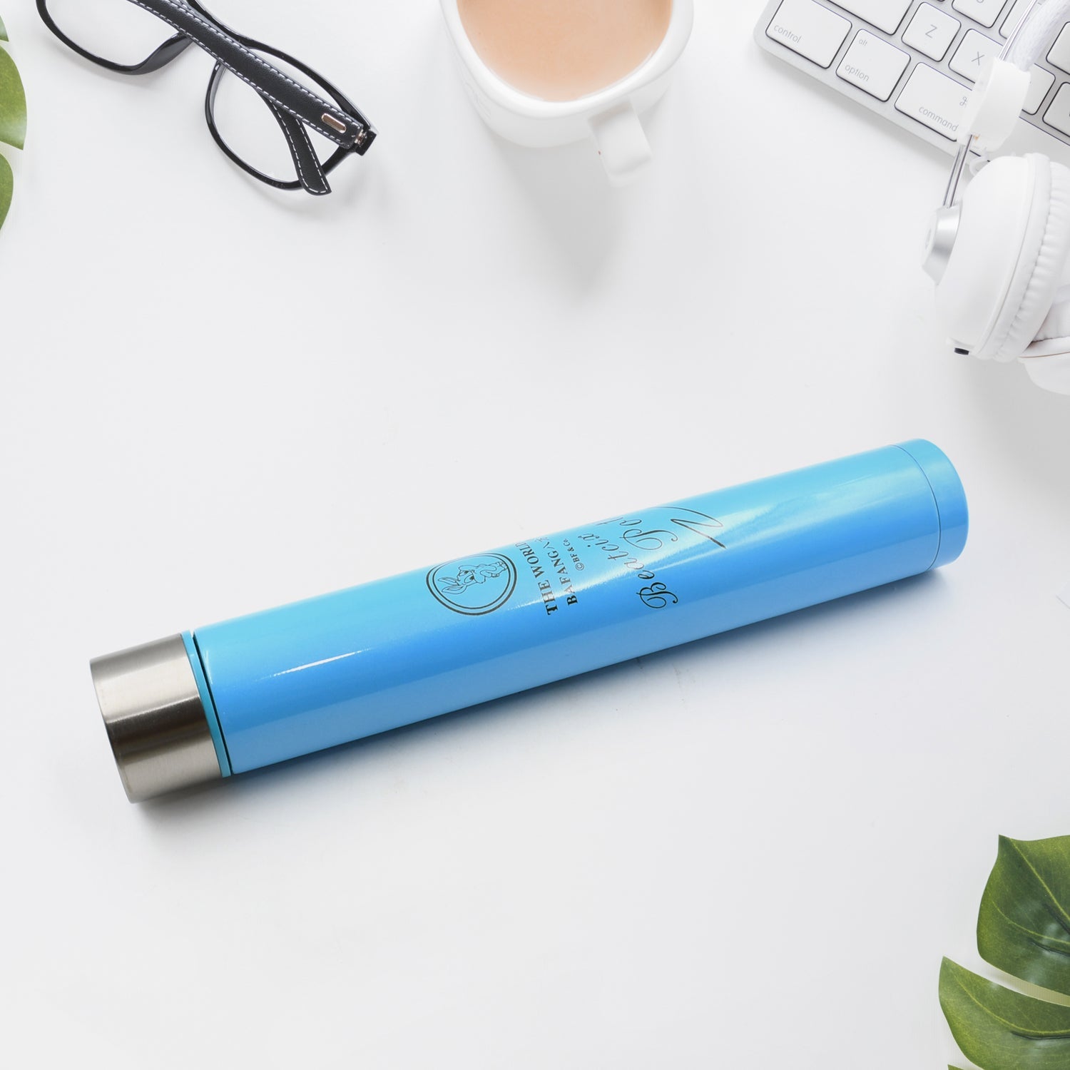 8380 SliM WATER BOTTLE HOT AND COLD STAINLESS STEEL LONG SLIM VACUUM WATER BOTTLE (360 ML) Eshaan Traders