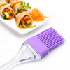 5883  Silicone Pastry Brush Heat Resistant Basting Baking Brush, Kitchen Silicon Oil Basting Brush Multi-Purpose Silicone Durable Easy Use | Oil Cooking Brush for Grilling, Tandoor, Cooking, Baking, BBQ/Brush for Cooking (1Pc, 22 Cm) Eshaan Traders