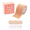 6596 Boob Tape with 10 Pairs Nipple Cover Cotton Wide Thin Breast Tape - Women's & Girl's Breast Lift Booby Tape - Push Up & Lifting Tape - Suitable for All Breast Types - Breast Lift Bra Tape - Bob Tape for Natural Breast Lift (1 Pc 5 Meters) Eshaan Traders