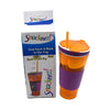 5355 2 in 1 Snack & Drink Snackeez Travel Cup in One Container (1pc) Eshaan Traders