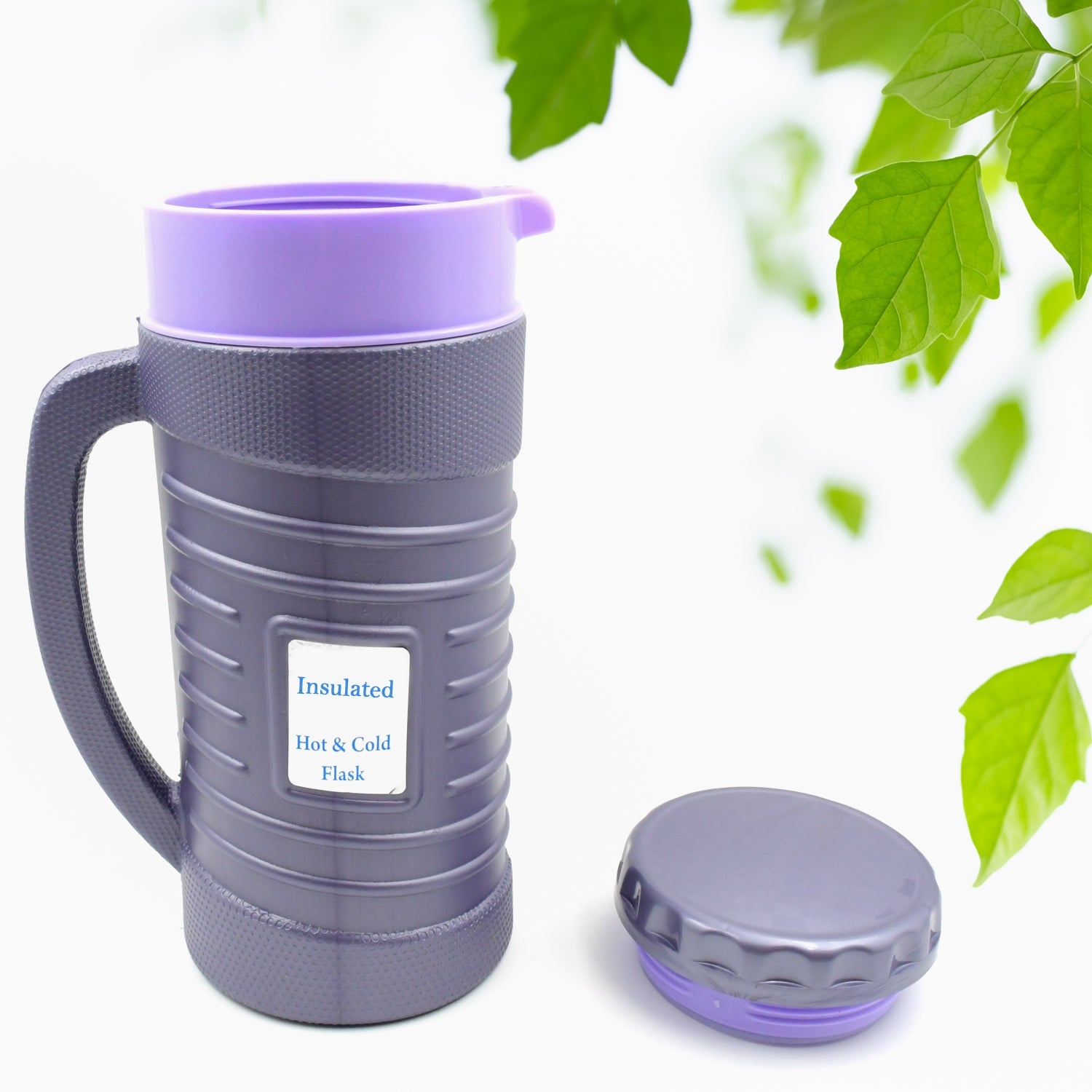 Thermos Insulated Flask or hot Kettle,  Plastic innner Steel, Insulated Tea Kettle Hot and Cold Premium Tea Kettle Kettle | Easy to Carry | Leak Proof | Tea Jug | Coffee Jug | Water Jug | Hot Beverag (1200 Ml, 1700ML ) Eshaan Traders