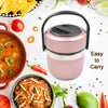 5524 Leak-proof Thermos Flask For Hot Food, Warm Soup Cup, Vacuum Insulated Lunch Box, Food Box for Thermal Container For Food Stainless Steel (Multi-Color) Eshaan Traders