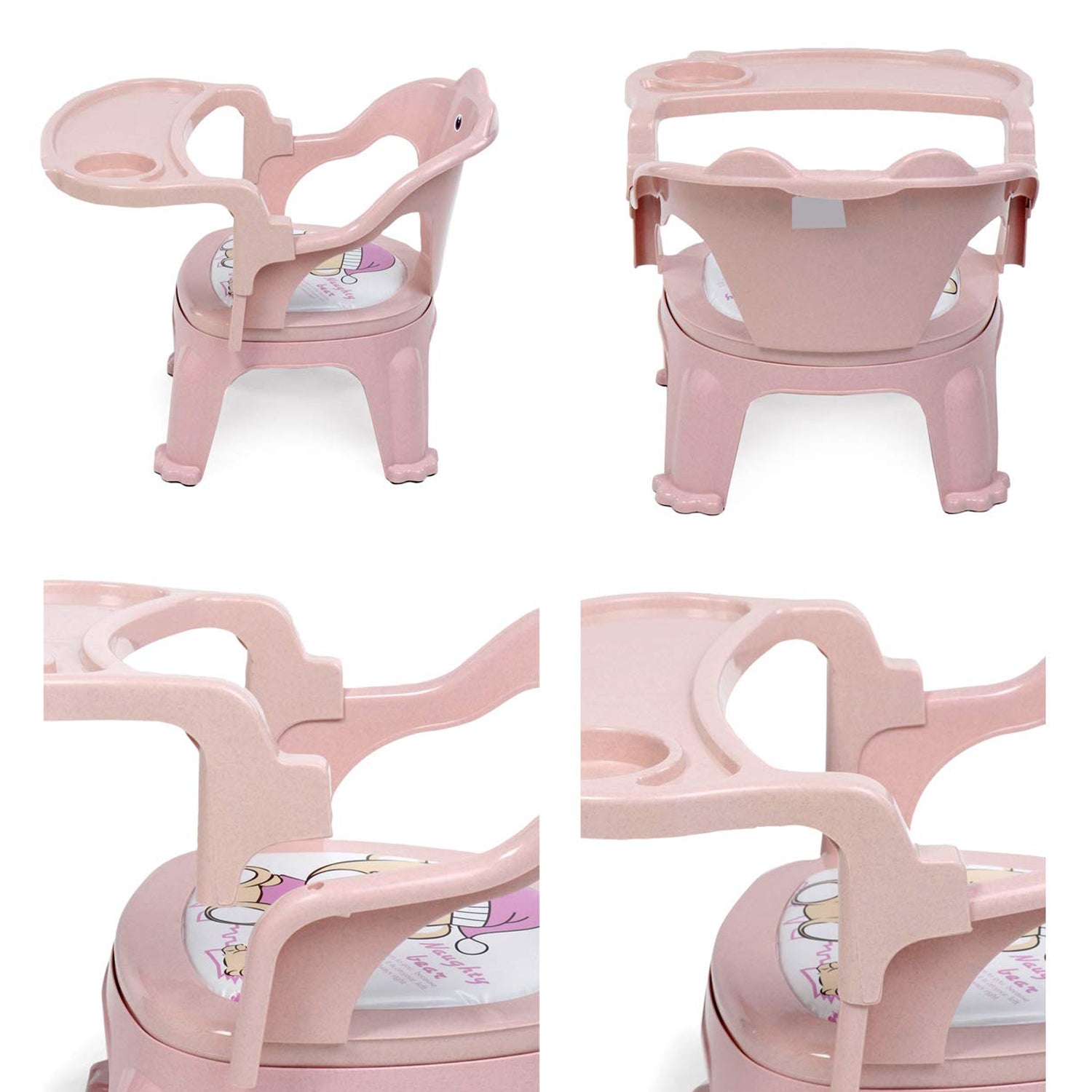 3183 Baby Chair, with Tray Strong and Durable Plastic Chair for Kids/Plastic School Study Chair/Feeding Chair for Kids, Portable High Chair for Kids Eshaan Traders