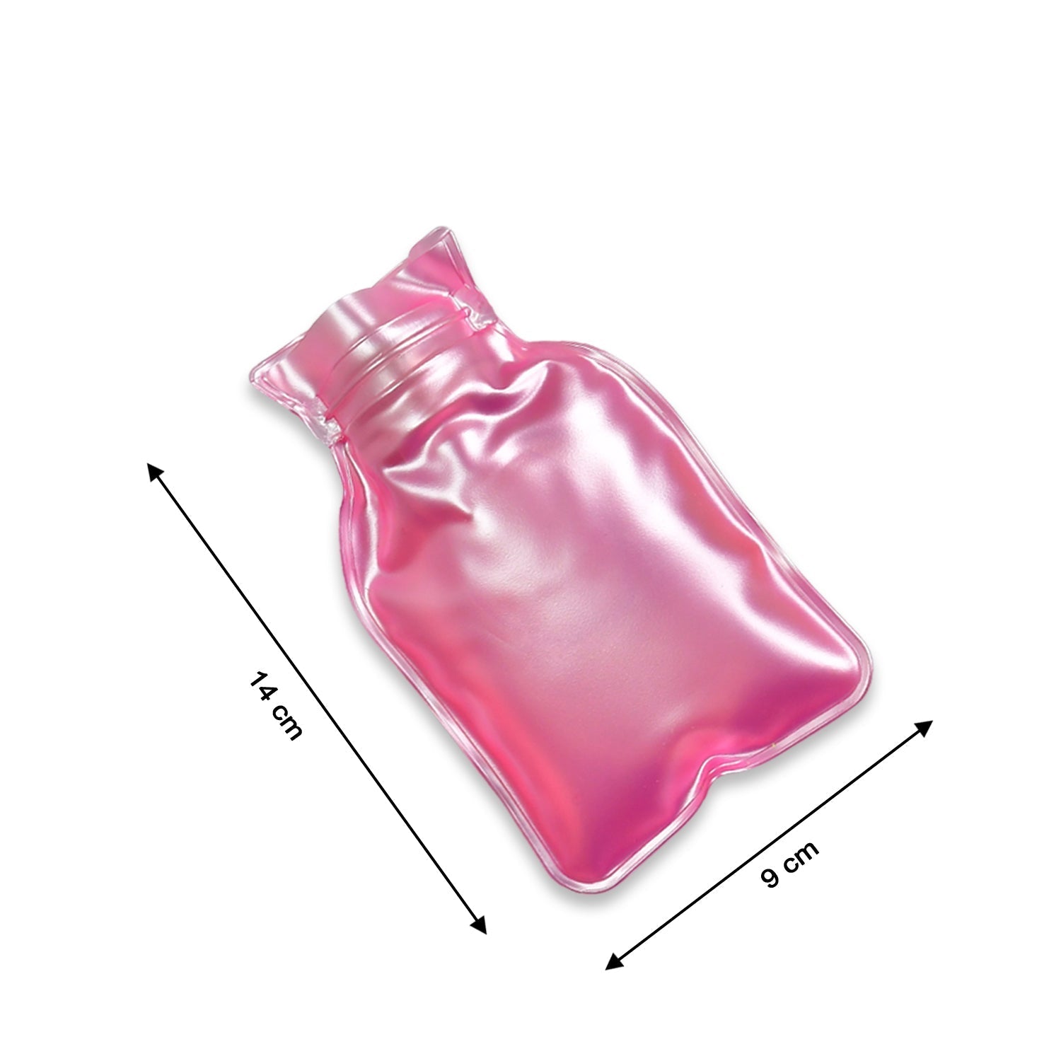 6533 Simple Pink small Hot Water Bag with Cover for Pain Relief, Neck, Shoulder Pain and Hand, Feet Warmer, Menstrual Cramps. Eshaan Traders