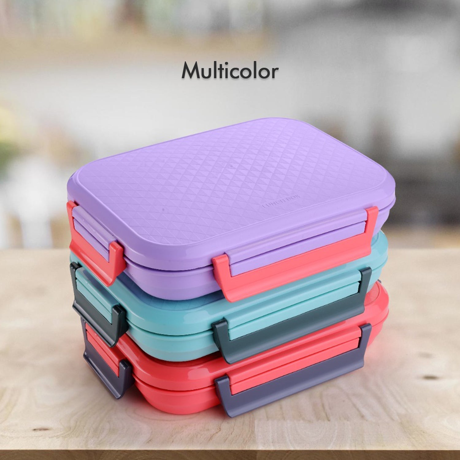 5367 Lunch Box Food Containers for School Vivid Insulated Lunch Bag Keep Fresh Delicate Leak-Proof Anti-Scalding BPA-Free Perfect for a Filling Lunch Outdoor Eshaan Traders