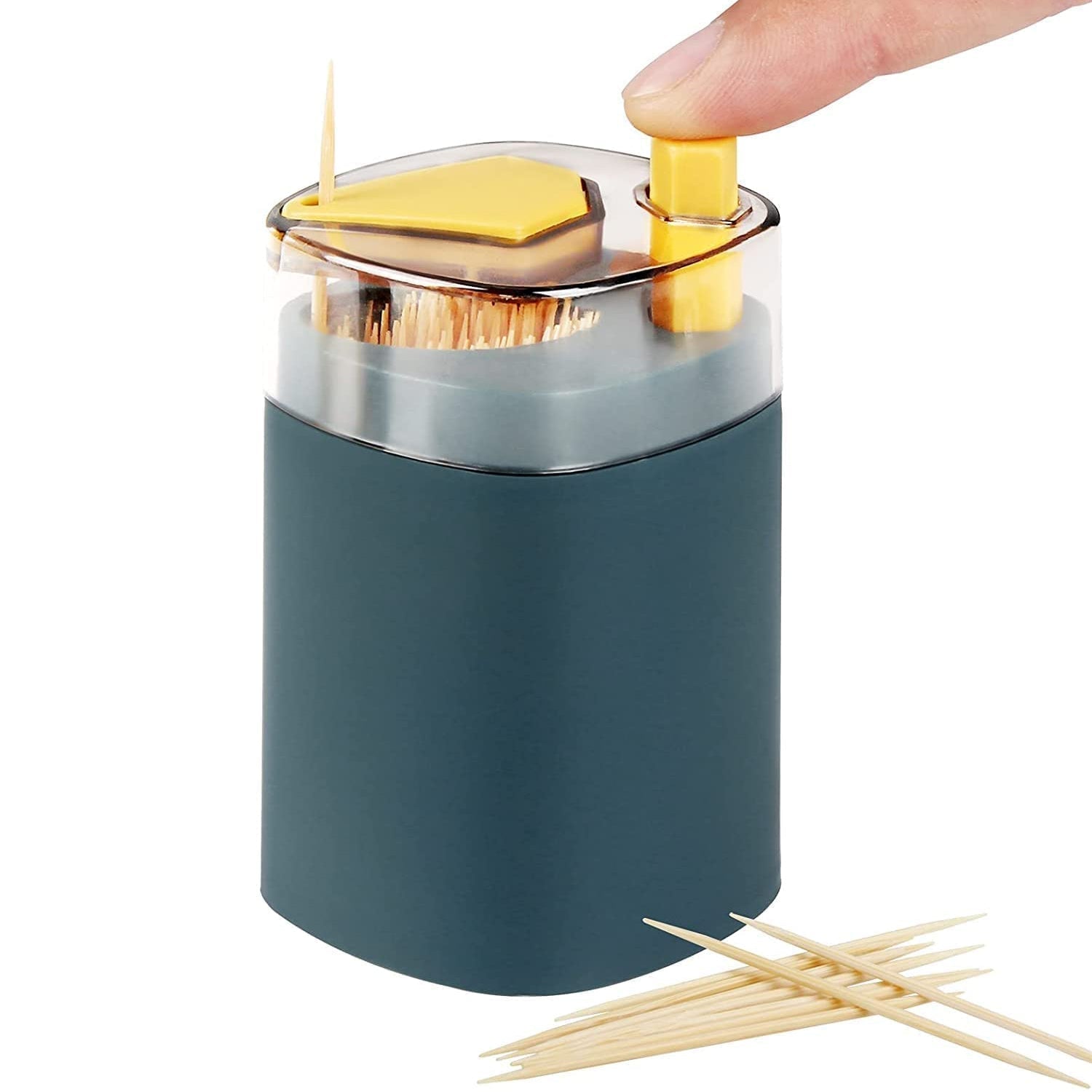 4005L Toothpick Holder Dispenser, Pop-Up Automatic Toothpick Dispenser for Kitchen Restaurant Thickening Toothpicks Container Pocket Novelty, Safe Container Toothpick Storage Box. Eshaan Traders