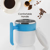 5767 Stainless Steel Lid Cover Hot Coffee/Tea Mug Hot Insulated Double Wall Stainless Steel, Coffee and Milk Cup with Lid - Coffee Cup (1 Pc ) Eshaan Traders