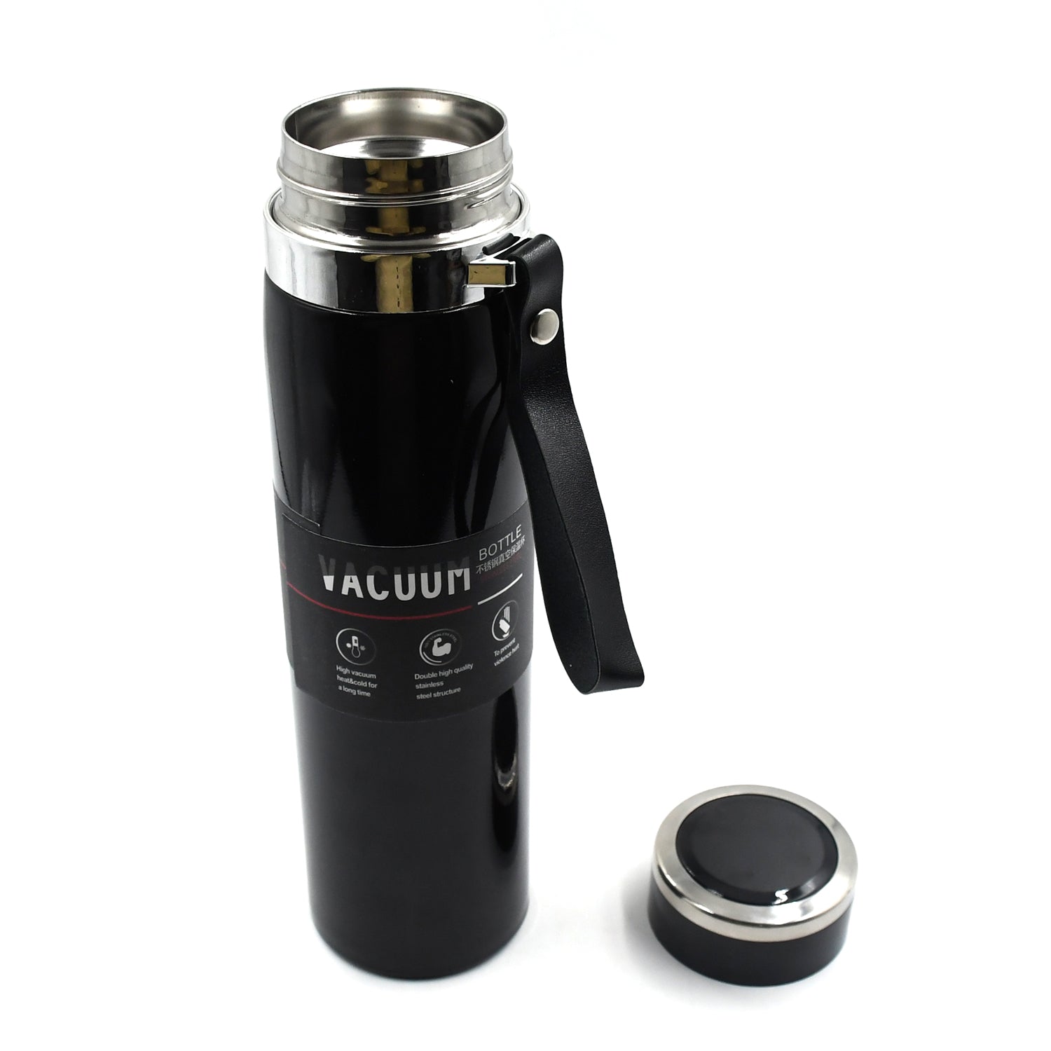 6582 Double Stainless Steel Wall Flask Vacuum Insulated Water Bottle Eshaan Traders