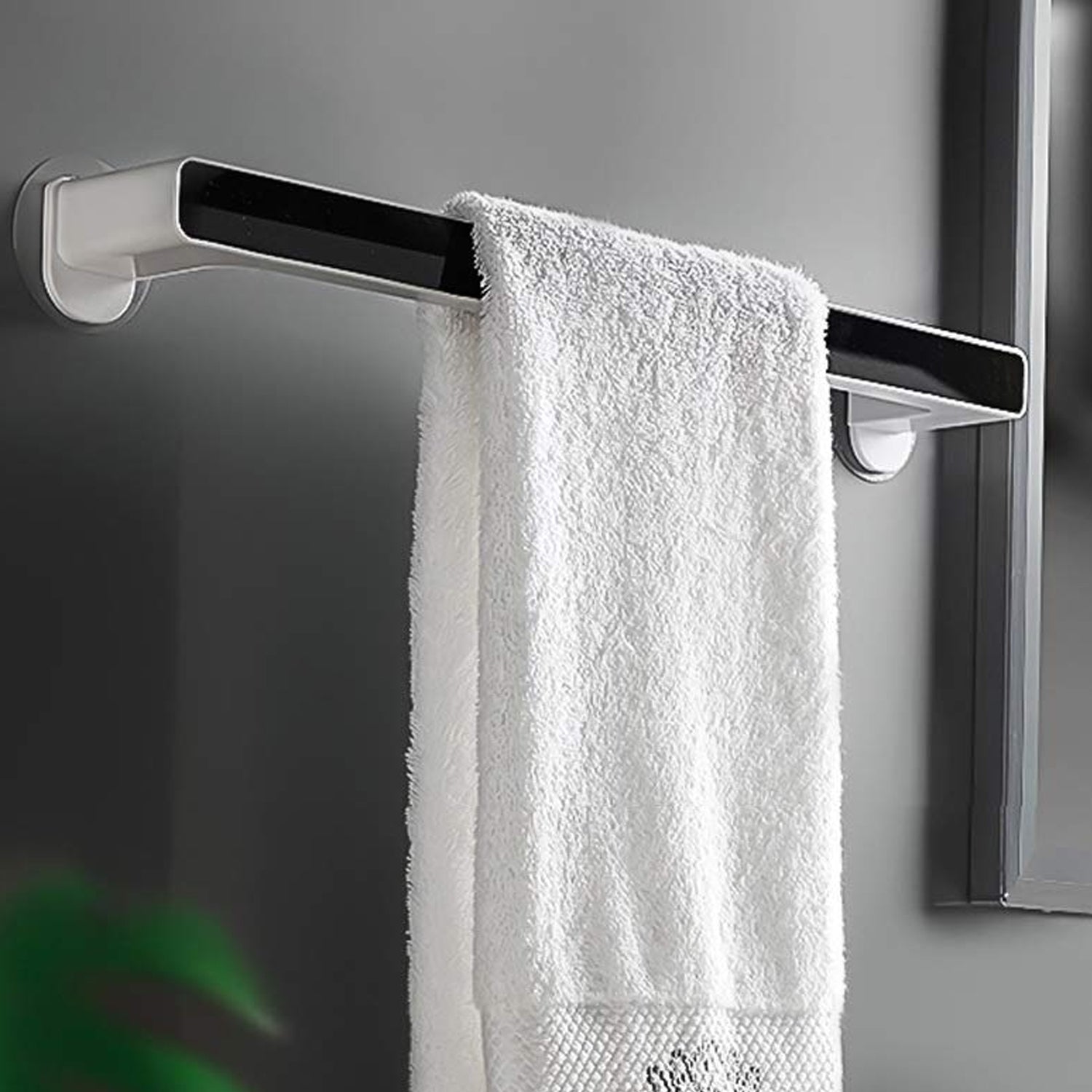 9130 Towel Rack & Multiuse Rack With 2 Sticker For Home & Multiuse Rack DeoDap