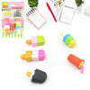 Stationary Kit Fancy & Stylish Colorful Erasers, Mini Eraser Creative Cute Novelty Eraser for Children Different Designs Eraser Set for Return Gift, Birthday Party, School Prize, Football & Icecream Set Eraser (9 pc & 5 Pc Set) Eshaan Traders