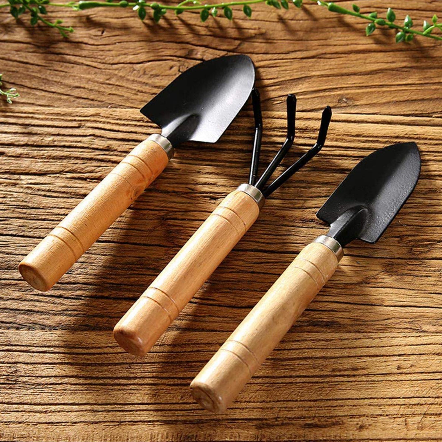 0541 Small sized Hand Cultivator, Small Trowel, Garden Fork (Set of 3) Eshaan Traders