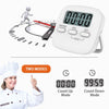 1523 Digital Kitchen Timer with Alarm | Stop Watch Timer for Kitchen | Kitchen Timer with Magnetic Stand |Timer Clock for Study Eshaan Traders