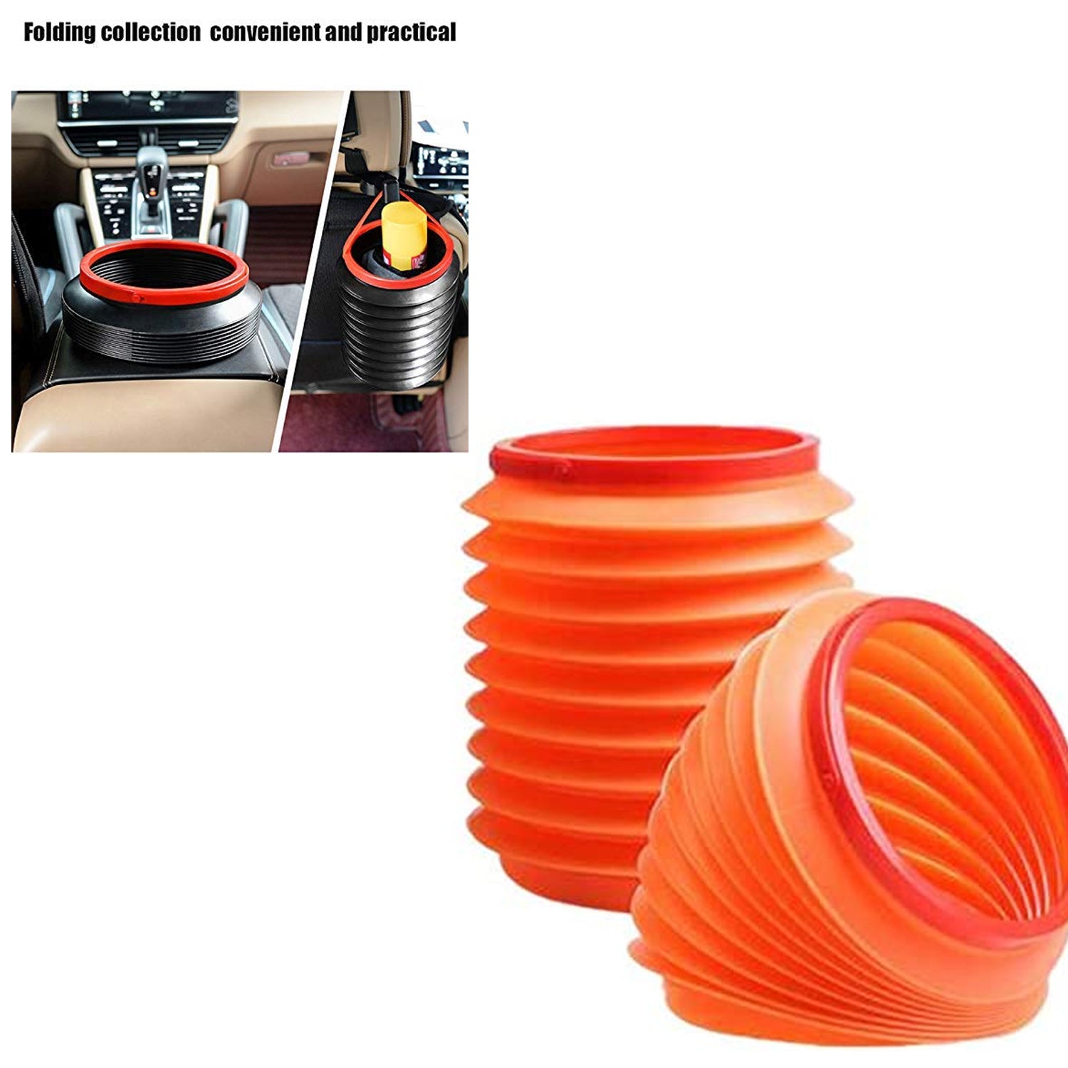 Foldable Storage Bucket , Water Container & Dustbin Multiuse Bucket For Home , Car & Kitchen Use Bucket Eshaan Traders