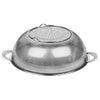 2914 Stainless Steel Rice Vegetables Washing Bowl Strainer Collapsible Strainer. DeoDap