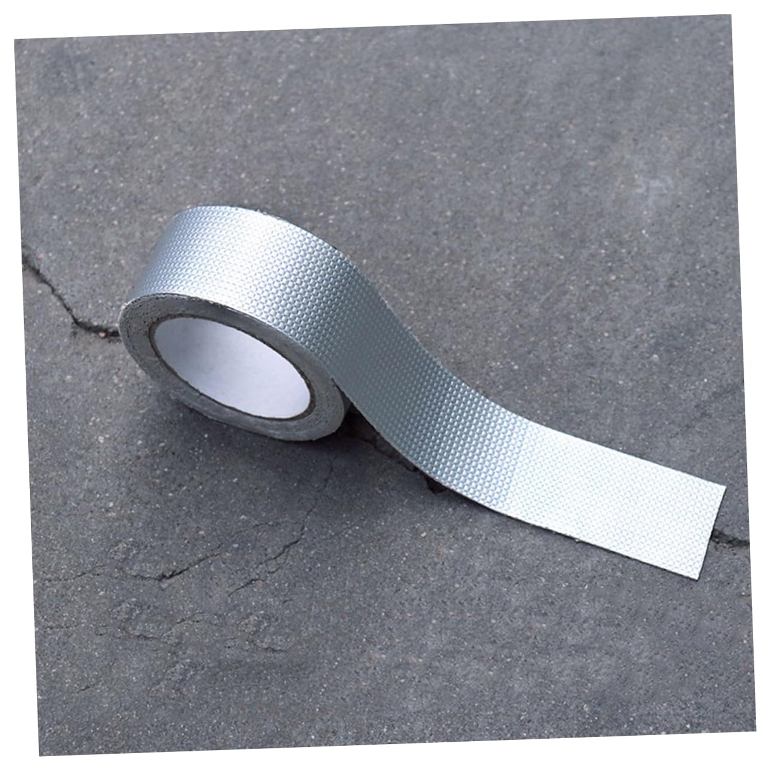 7480 Self-Adhesive Insulation Resistant High Temperature Heat Reflective Aluminium Foil Duct Tape Roll (1 Pc 796 Gm) Eshaan Traders