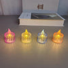 12 Pcs Flameless and Smokeless Decorative Acrylic Candles Transparent Led Tea Light Candle for Gifting, House, Diwali, Christmas, Festival, Events Decor Candles Eshaan Traders