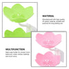 7963 Dabble Layer Flower Self Draining Soap Dish Holder, Bathroom Shower Soap Holder Dish Storage Plate Tray for Bathroom, Kitchen, Bathtub Eshaan Traders