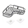 1759 Self-Adhesive Kitchen-Bathroom Corner Shelf Organiser Storage Rack DeoDap