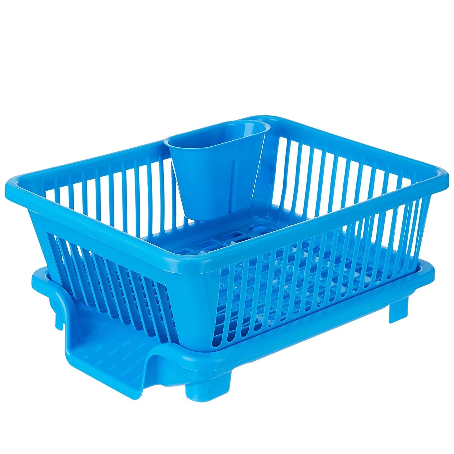 607 Plastic Sink Dish Drainer Drying Rack DeoDap