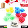 6004A Candle Cup with Multi Shape  (Multicolor) Eshaan Traders