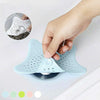 0830  Star Shape Suction Cup Kitchen Bathroom Sink Drain Strainer Hair Stopper Filter, Star Shaped Sink Filter Bathroom Hair Catcher, Drain Strainers Cover Trap Basin(Mix Color 1 Pc) Eshaan Traders