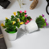 4950 Flower Pot Artificial Decoration Plant | Natural Look & Plastic Material For Home , Hotels , Office & Multiuse Pot Eshaan Traders