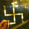 8320 Swastik om Curtain Decorative Lights, String Lights with 12 Hanging Props138 LED, Diwali Decoration Items for Home Decor, Night Light, Room Lights for Bedroom, Balcony Decor. Eshaan Traders