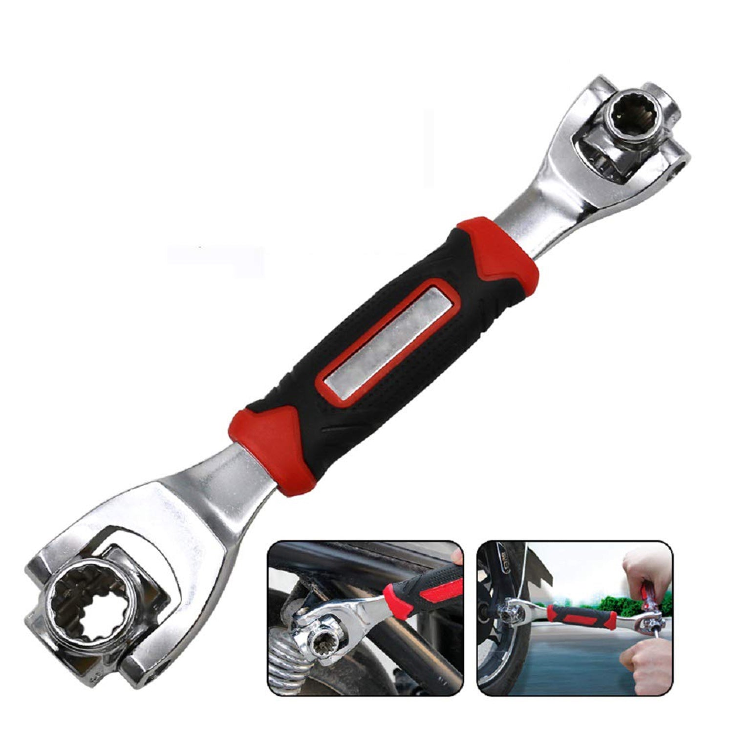 9044l 48 in 1 wrench Swivel Head Multi Tool Spanner Tools Socket Works with Spline Bolts Multi function Universal Furniture Car Repair Eshaan Traders