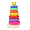 8016 Plastic Baby Kids Teddy Stacking Ring Jumbo Stack Up Educational Toy 7pc Eshaan Traders