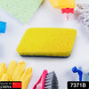 Multi-Purpose Small, Medium & Big 2 In 1 Color Scratch Scrub Sponges, Sponge, Wear Resistance, Dish Washing Tool, High Friction Resistance Furniture for Refrigerator Sofa for Kitchen, Household (1 Pc) Eshaan Traders