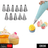 0836 12 Piece Cake Decorating Set of Measuring Cup Oil Basting Brush DeoDap