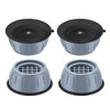 1769 Anti Vibration Pads with Suction Cup Feet DeoDap