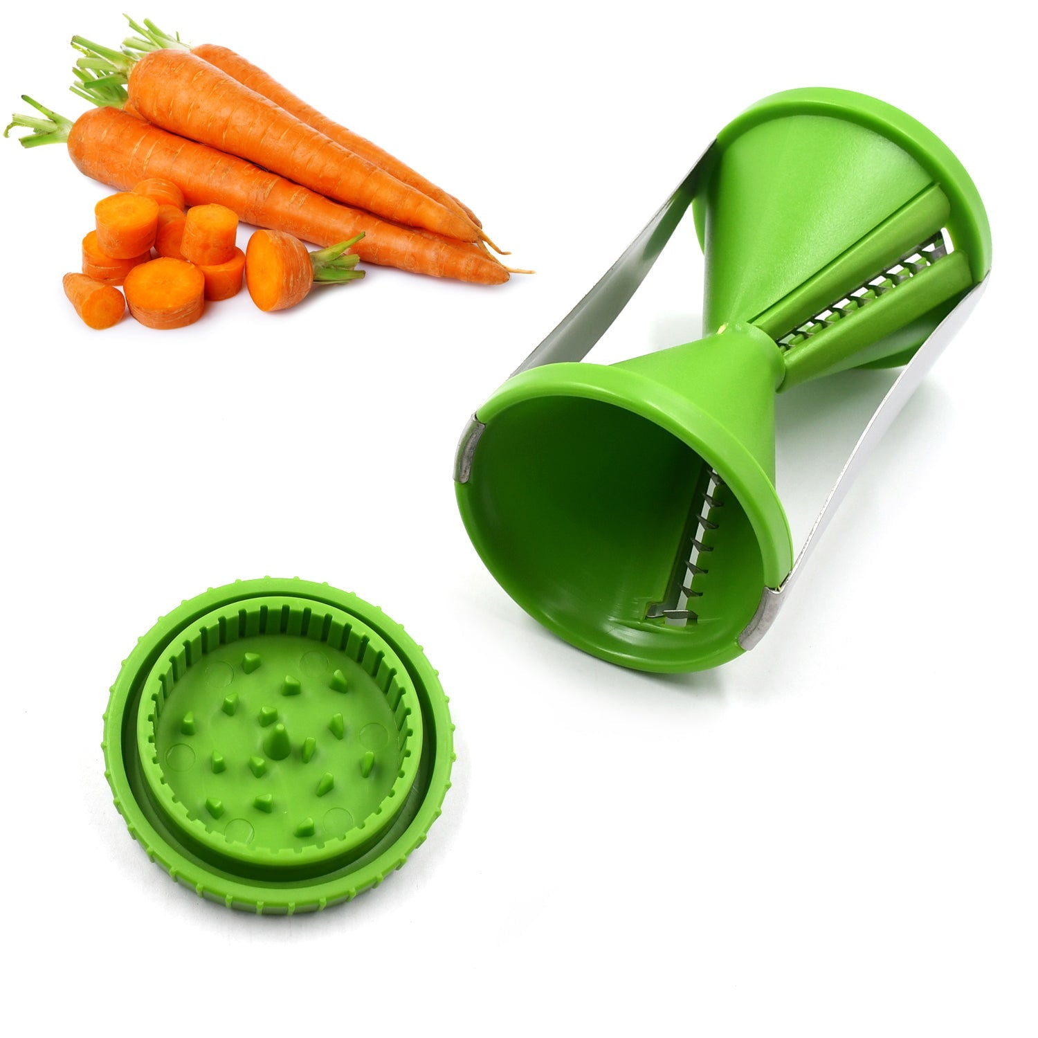 1853 Portable Spiralizer Vegetable Slicer Handheld Spiralizer Peeler Stainless Steel Spiral Slicer For Salad Vegetables Fruit Slicer Eshaan Traders