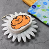 6428 Compressed Wood Pulp Sponge. Creative Cartoon Design Scouring Pad Dishwashing Absorbing Pad. Kitchen Cleaning Tool. DeoDap