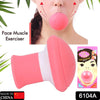 6104a SILICONE FACIAL JAW EXERCISER BREATHING TYPE FACE SLIMMER, BREATHING TYPE FACE SLIMMER FACE LIFT INHALING & EXHALING TOOL, LOOK YOUNGER AND HEALTHIER - HELPS REDUCE STRESS AND CRAVINGS (Card Packing) Eshaan Traders