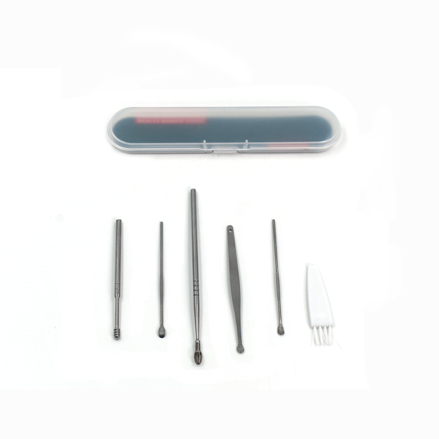 6314 6Pcs Earwax Removal Kit | Ear Cleansing Tool Set | Ear Curette Ear Wax Remover Tool Eshaan Traders