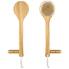 6700 Body Brush Dry Brushing Back Scrubber Shower Bath Brush Bamboo Long Handle Natural Bristles exfoliating Massage Improve Blood Circulation Cellulite DeoDap