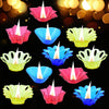 6004A Candle Cup with Multi Shape  (Multicolor) Eshaan Traders