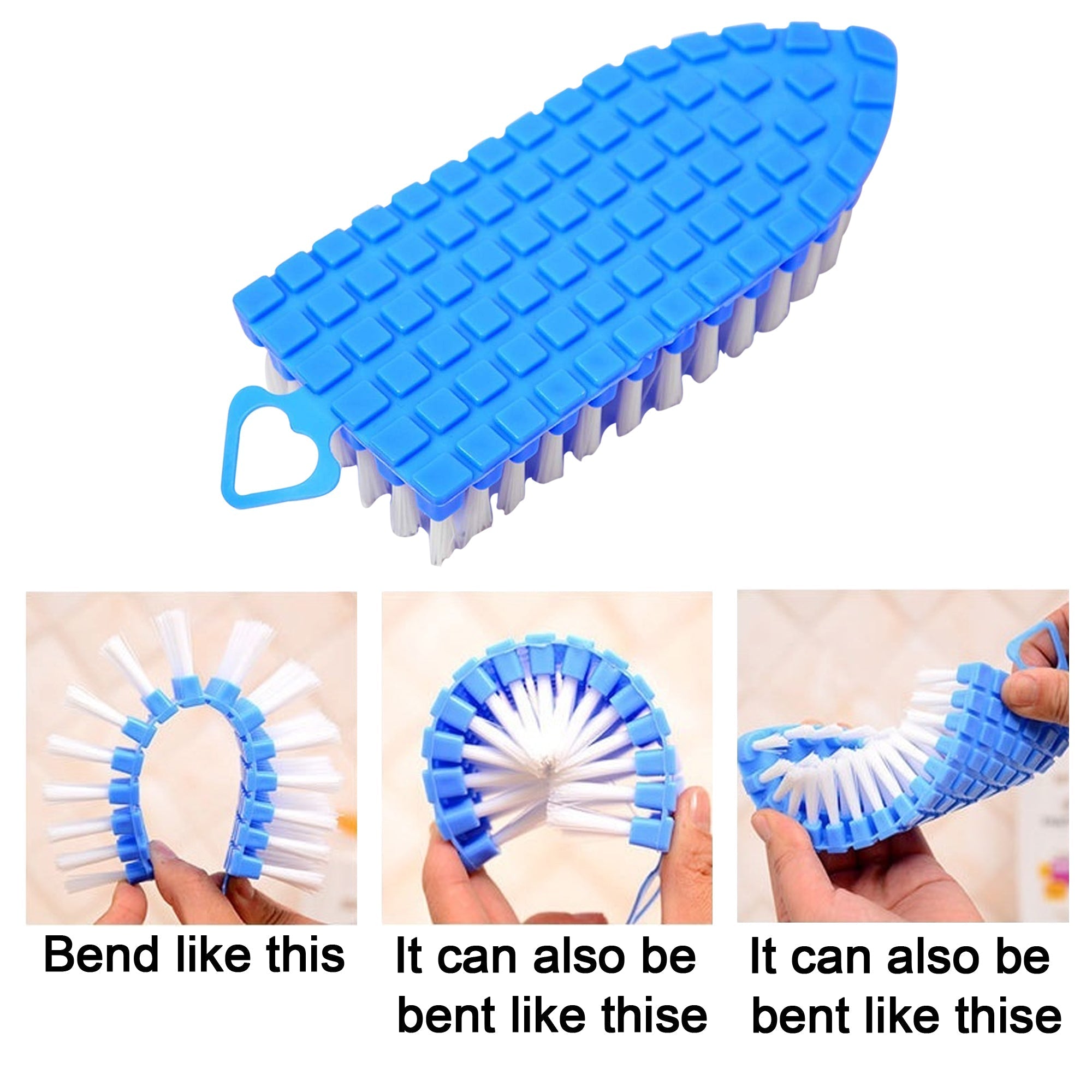 Flexible Plastic Cleaning Brush for Home, Kitchen and Bathroom, Eshaan Traders