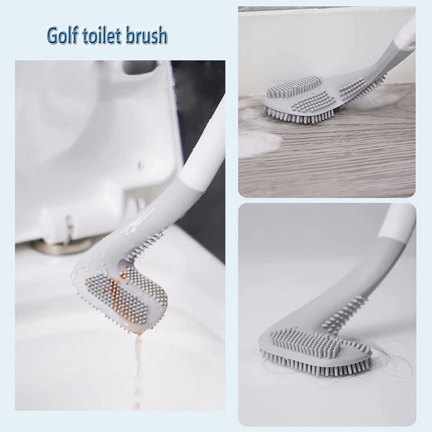 6059A Golf Shape Toilet Cleaner Brush For Bathroom Use DeoDap