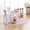 6282 16 Compartment Cosmetic Makeup Jewellery Lipstick Storage Organiser Box, Cosmetic Storage Box Make-up Lipstick Organizer / Lipstick Holder Case  Transparent Eshaan Traders