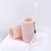 0308 Travel Toothbrush Holder, Portable Toothbrush Case for Traveling, Camping, Capsule Shape Travel Toothbrush Toothpaste Case Holder Portable Toothbrush Storage Plastic Toothbrush Holder With Rope and Brush Eshaan Traders